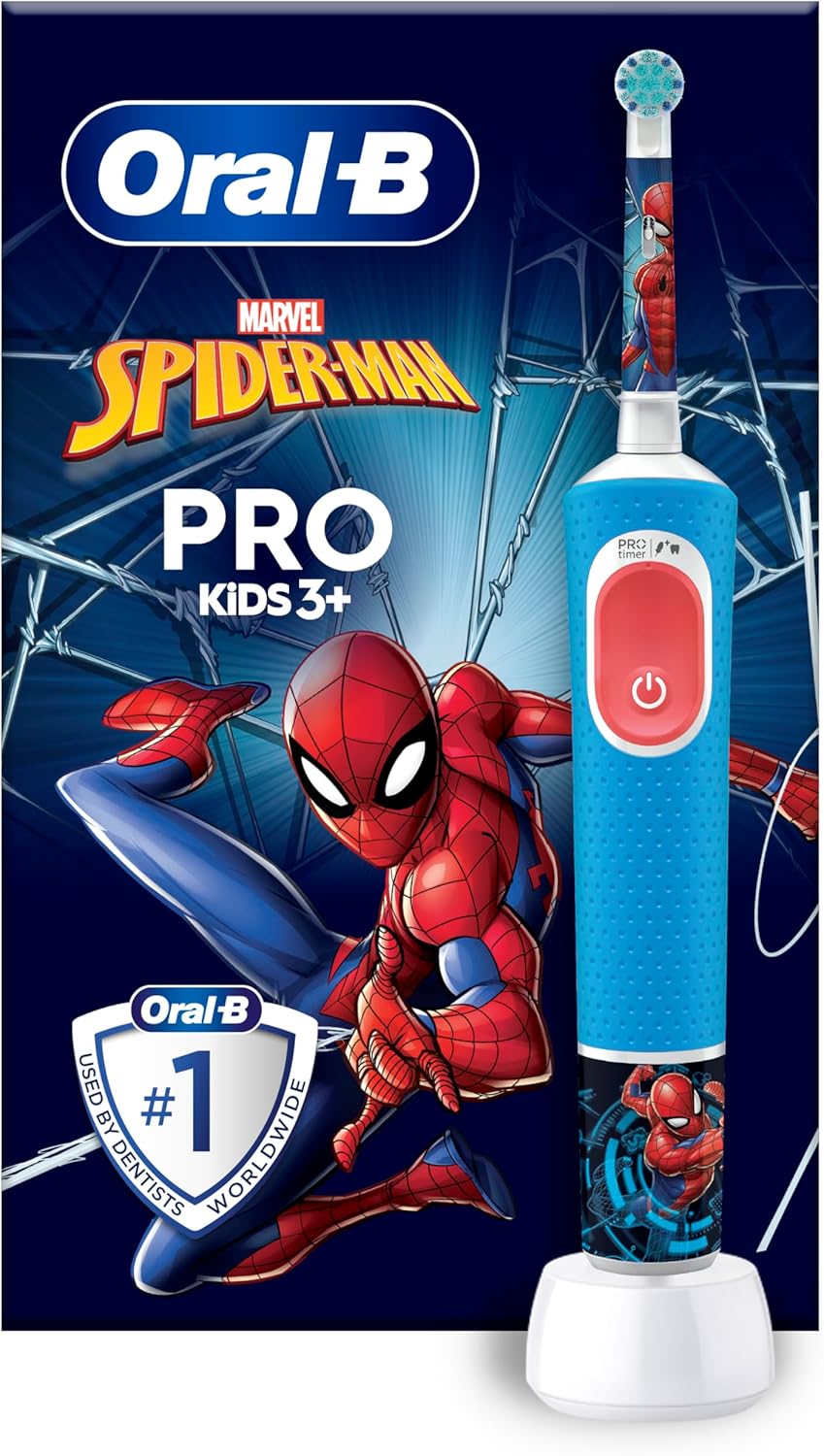 Oral-B Pro Kids Spider-Man electric toothbrush 3+ years