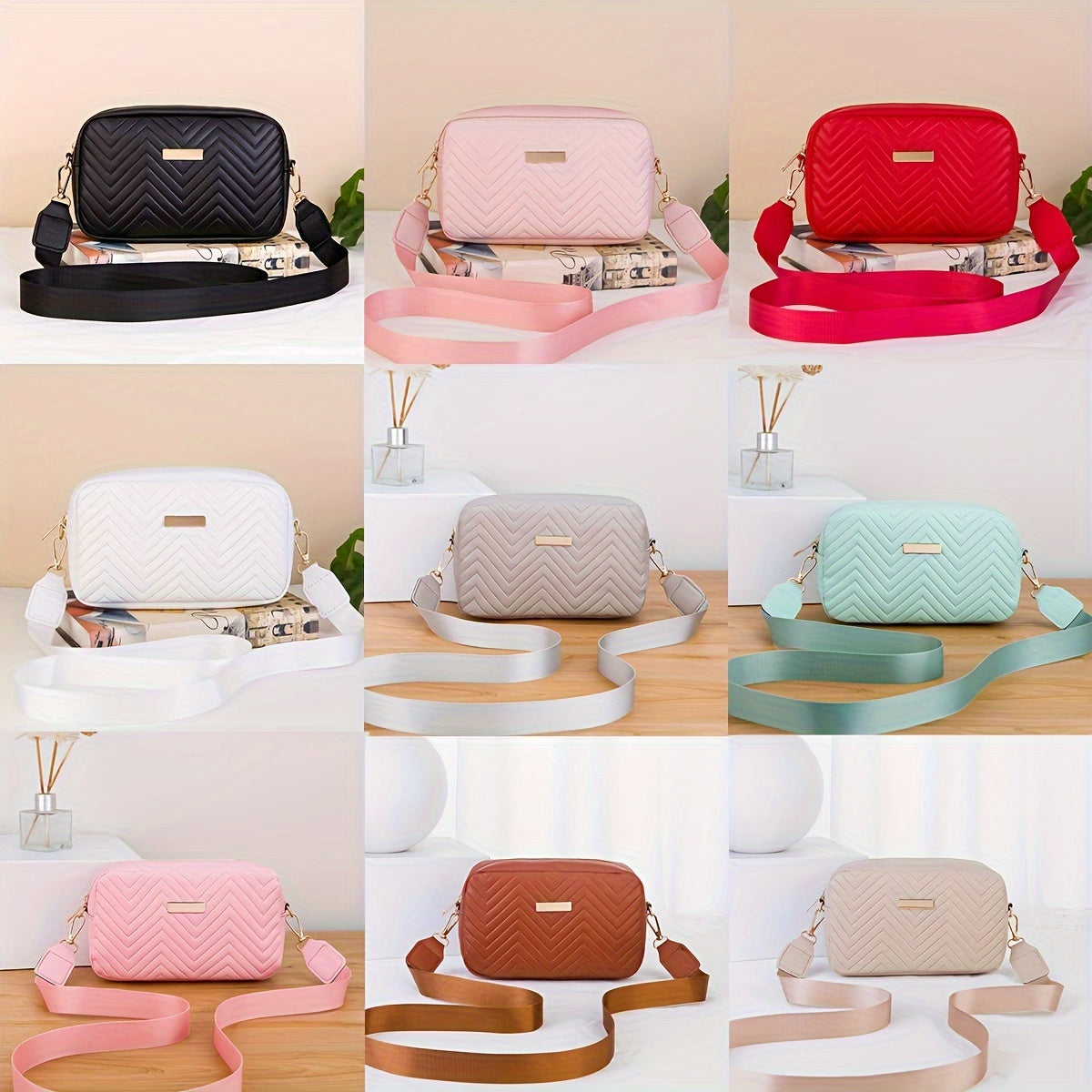 Konstläder Crossbody-väska för kvinnor