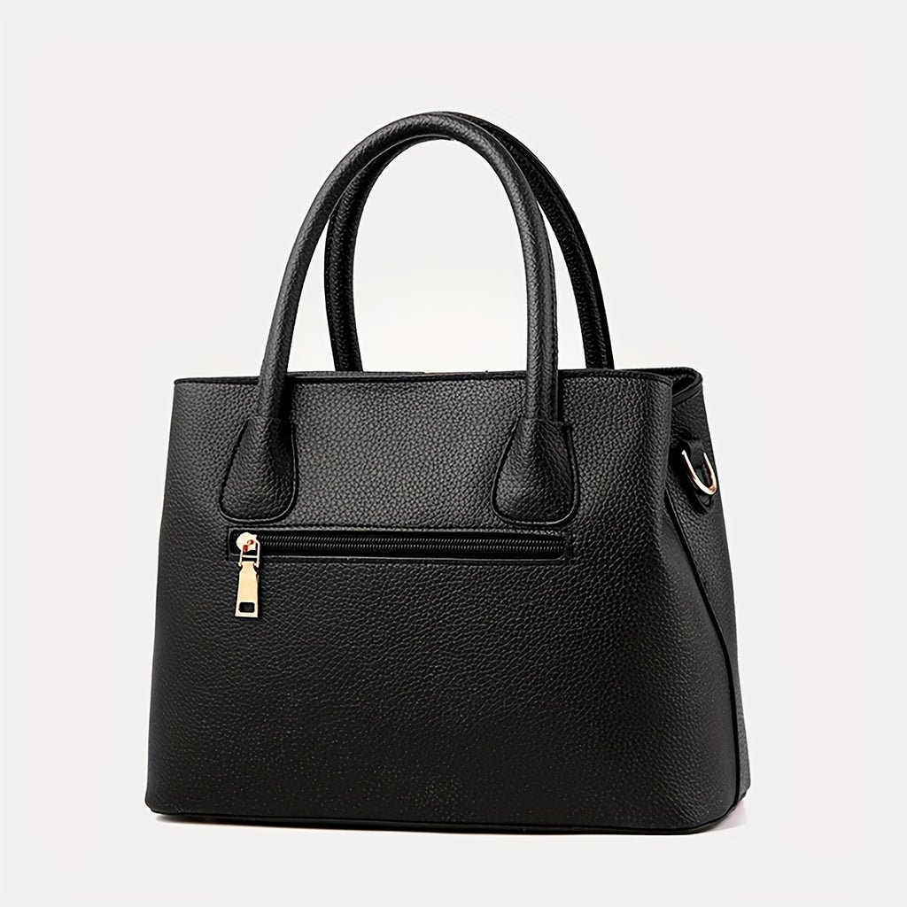 Stylish Black Quilted Tote Bag for Women