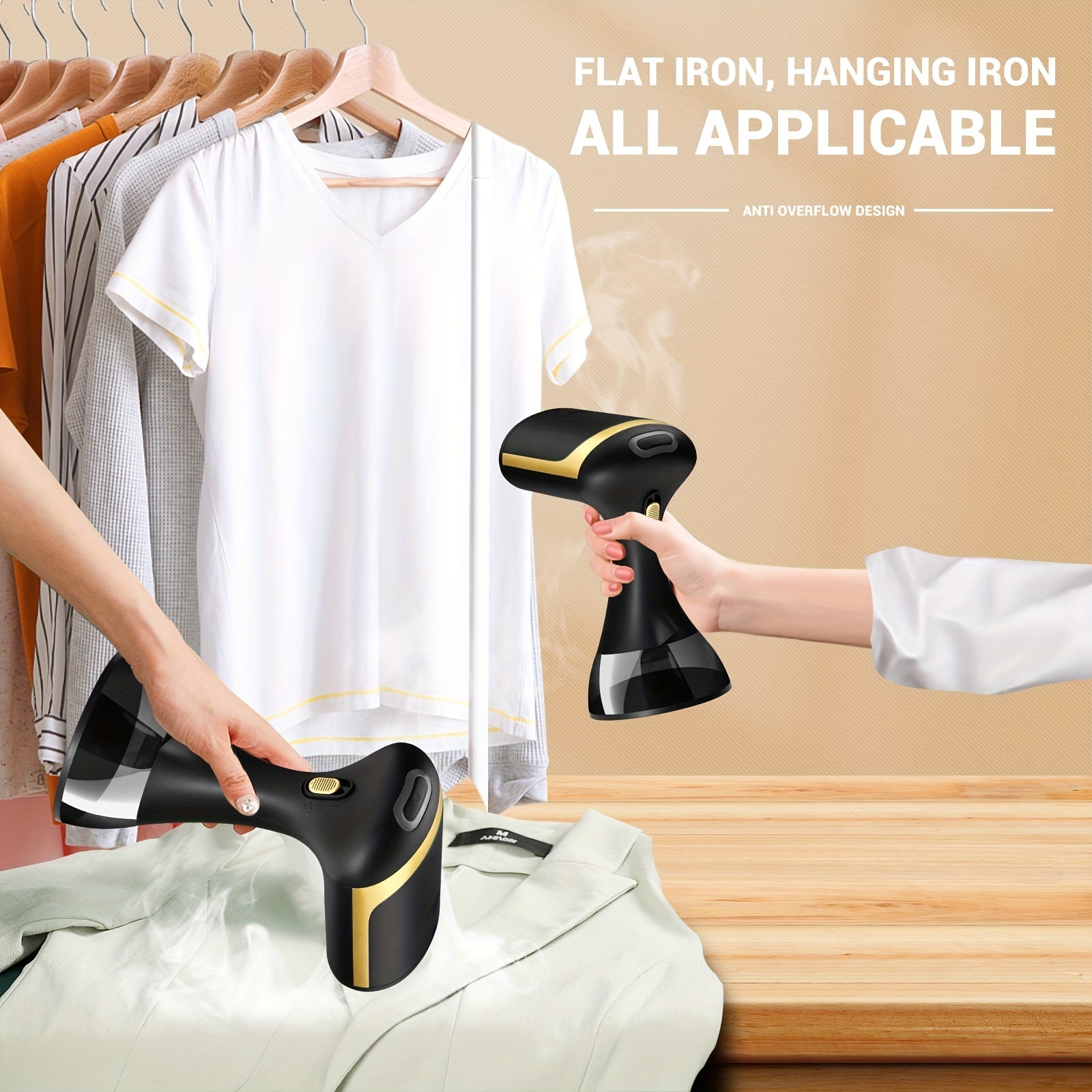 2024 new home appliances: 1500W portable clothes steamer for washing clothes