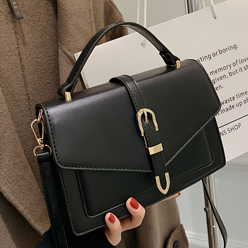 Stylish Women's Crossbody Bag – Elegant Black