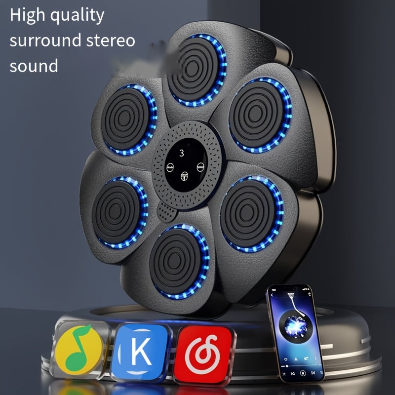 Smart music boxing trainer with LED &amp; digital display