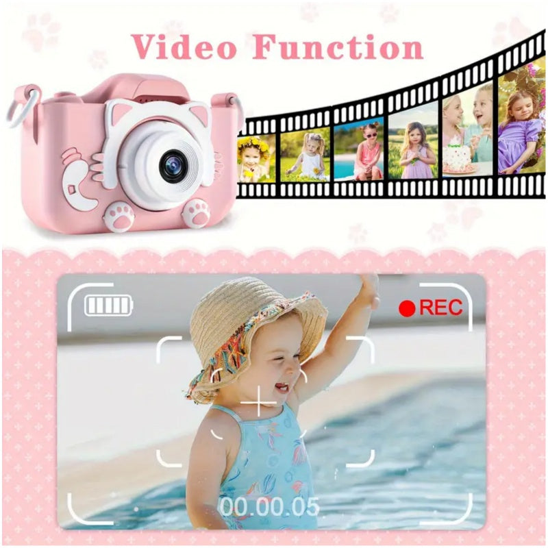 HD dual camera for kids with fun filters and games