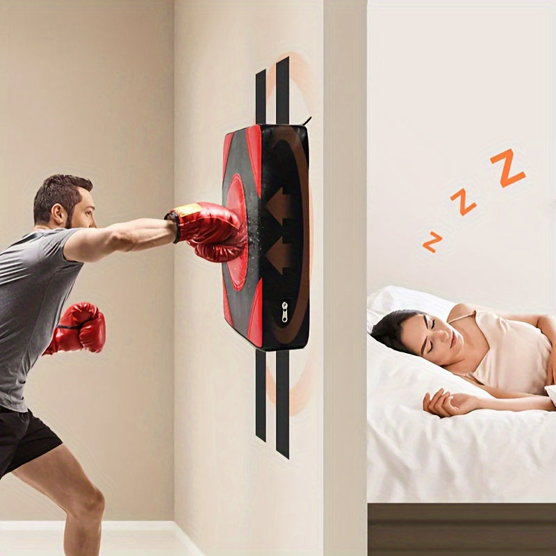 Wall-mounted boxing marker in faux leather
