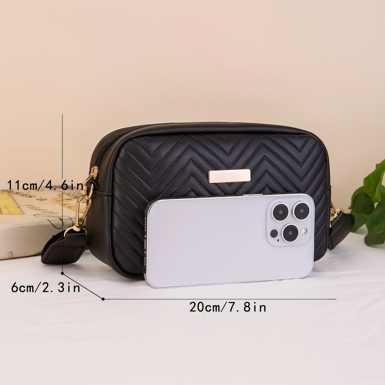 Konstläder Crossbody-väska för kvinnor
