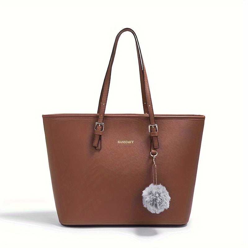 Women's Fashion Tote Bag – Dark Brown Fall/Winter