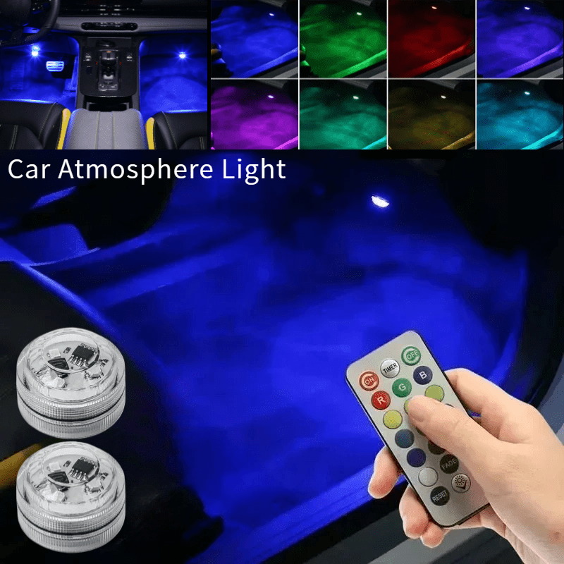 LED Car Interior Lighting – Remote Control &amp; Multi-Color