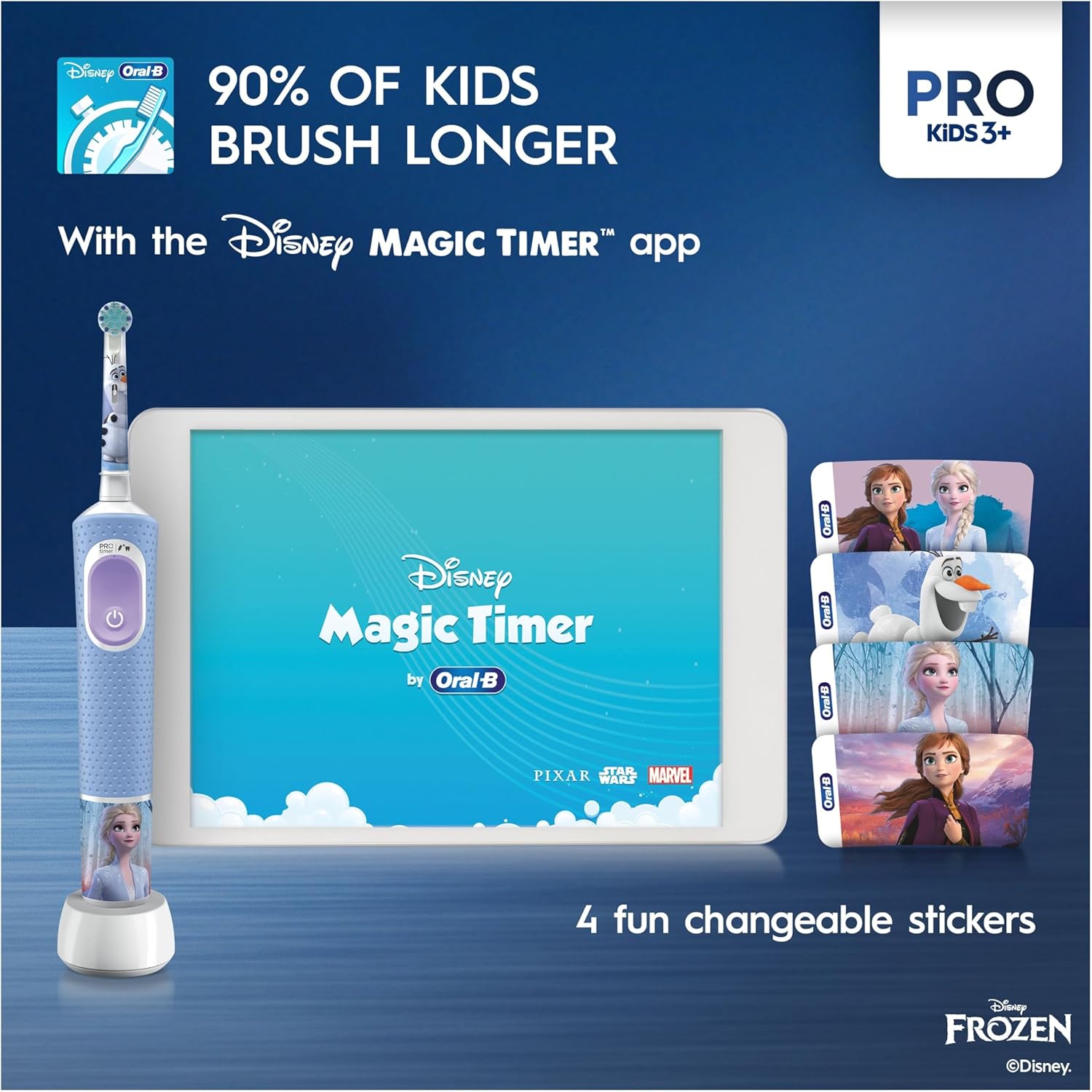 Oral-B Pro Kids Frozen eltandborste 3+ år
