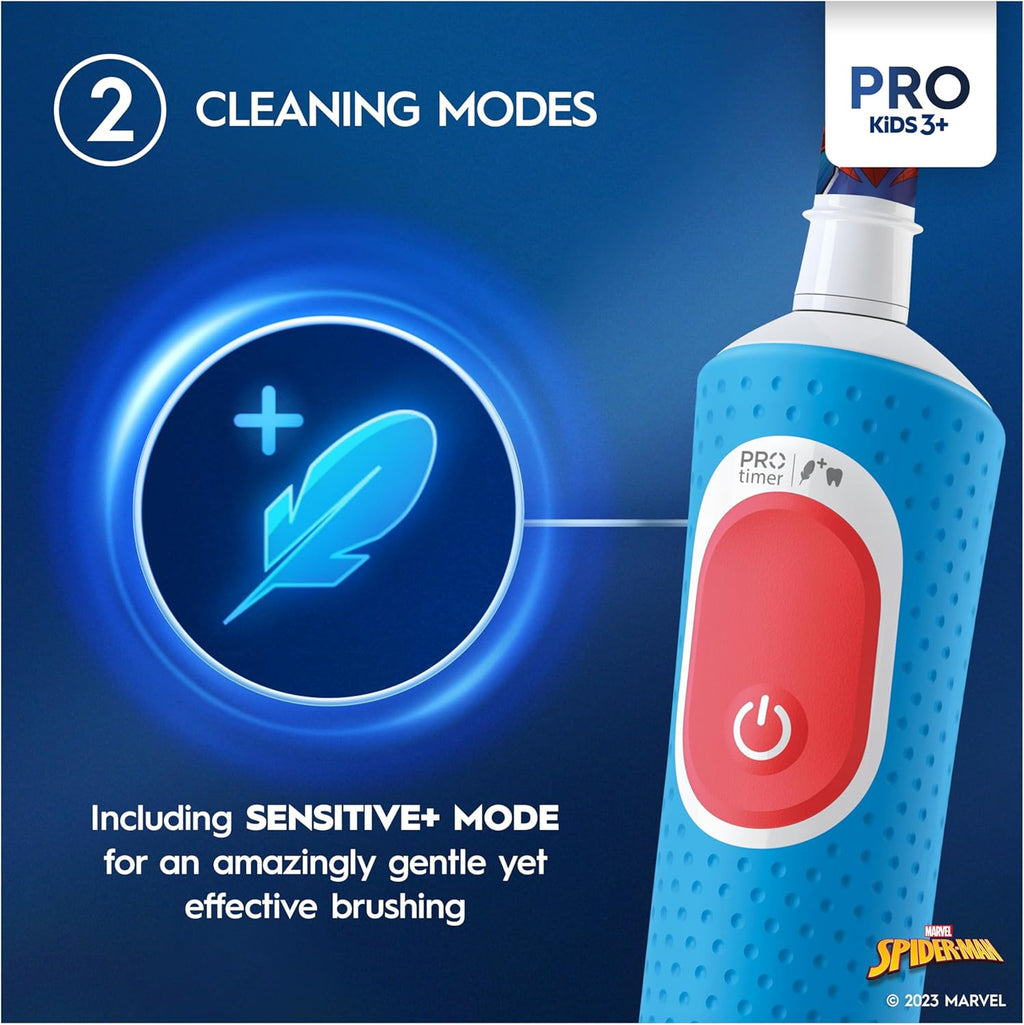 Oral-B Pro Kids Spider-Man electric toothbrush 3+ years 