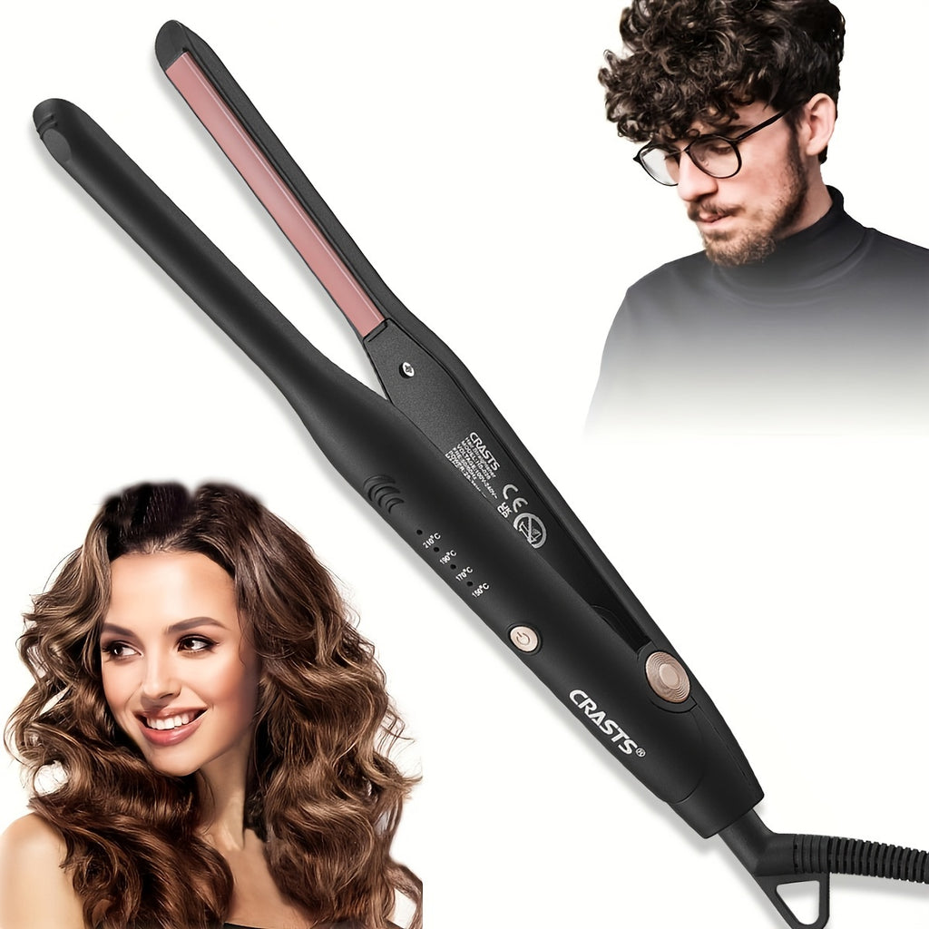 Curling iron for straight and curly hairstyles