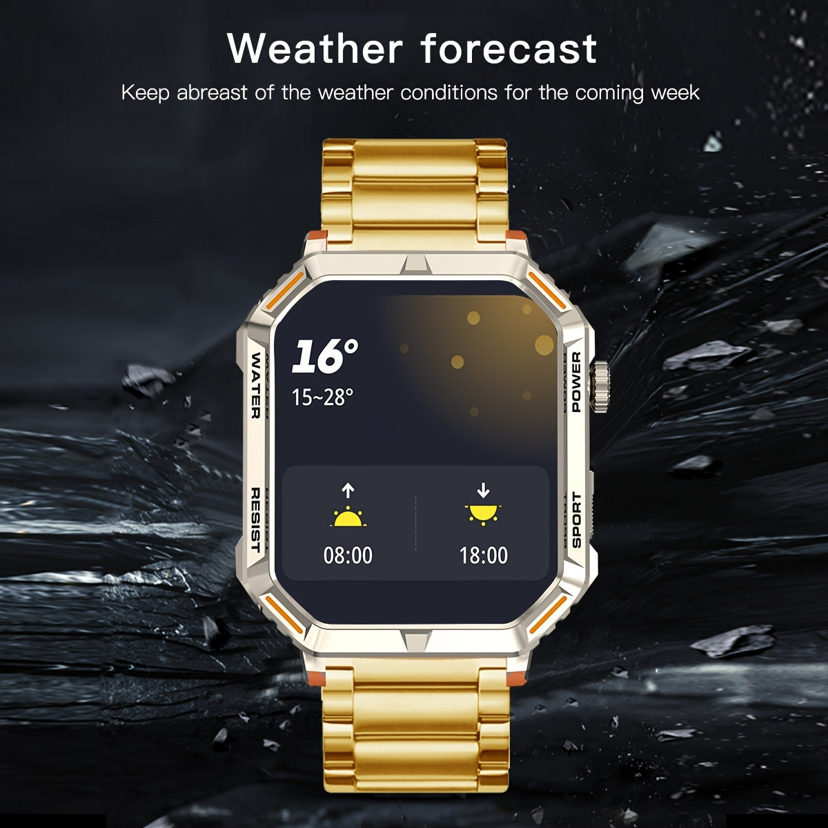 Smartwatch with touchscreen &amp; wireless function