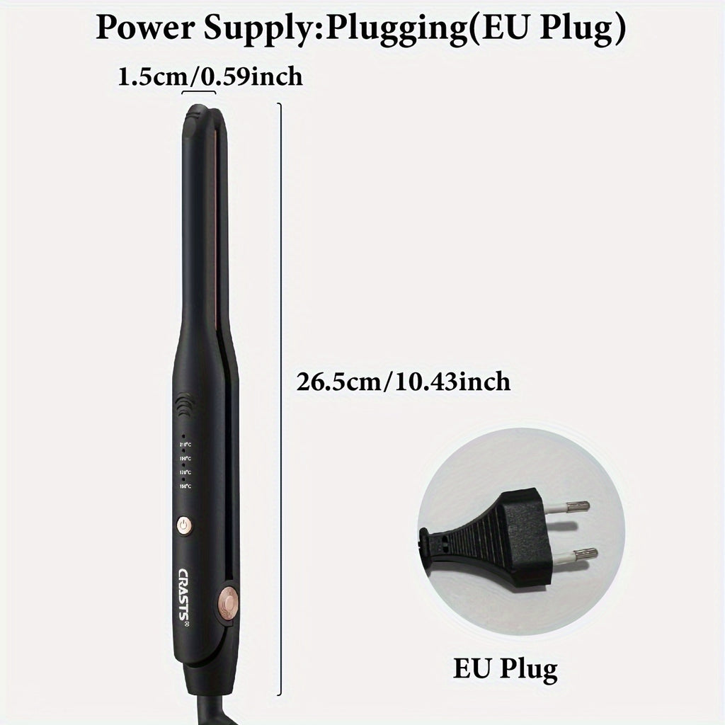 Curling iron for straight and curly hairstyles