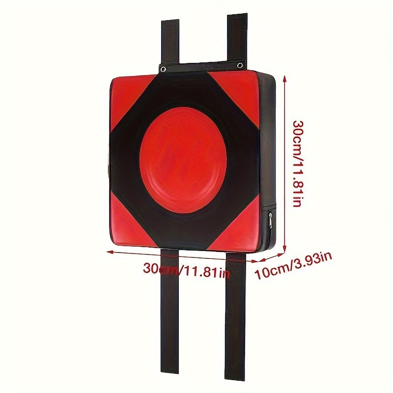 Wall-mounted boxing marker in faux leather