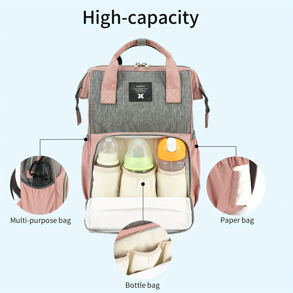 Multifunctional waterproof travel backpack for mom's essentials!