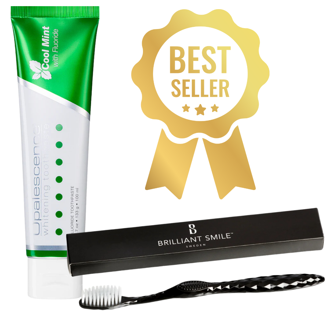 Opalescence tandkräm 100 ml + Brilliant Smile Tandborste mjuk svart