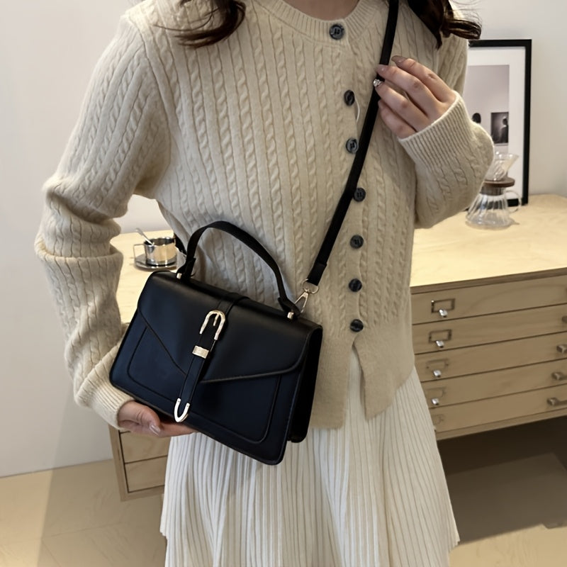 Stylish Women's Crossbody Bag – Elegant Black