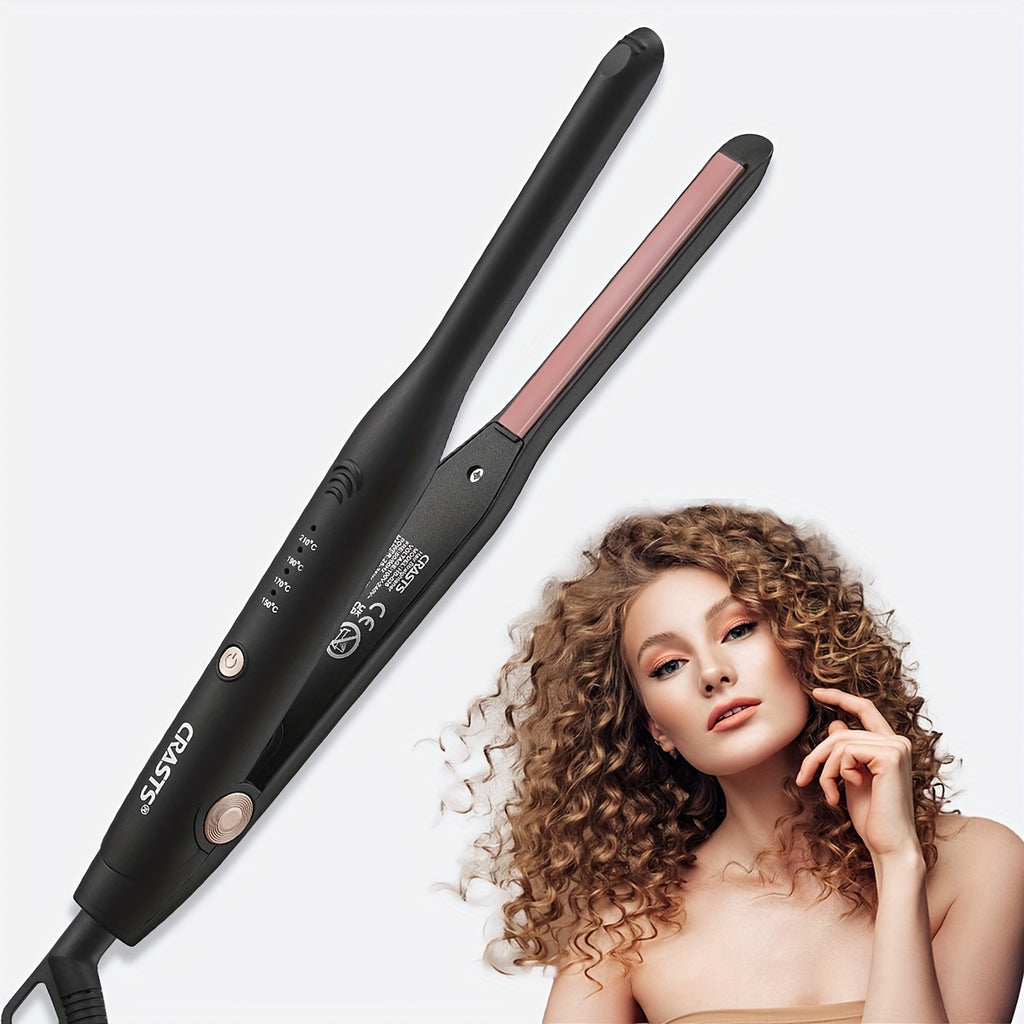 Curling iron for straight and curly hairstyles