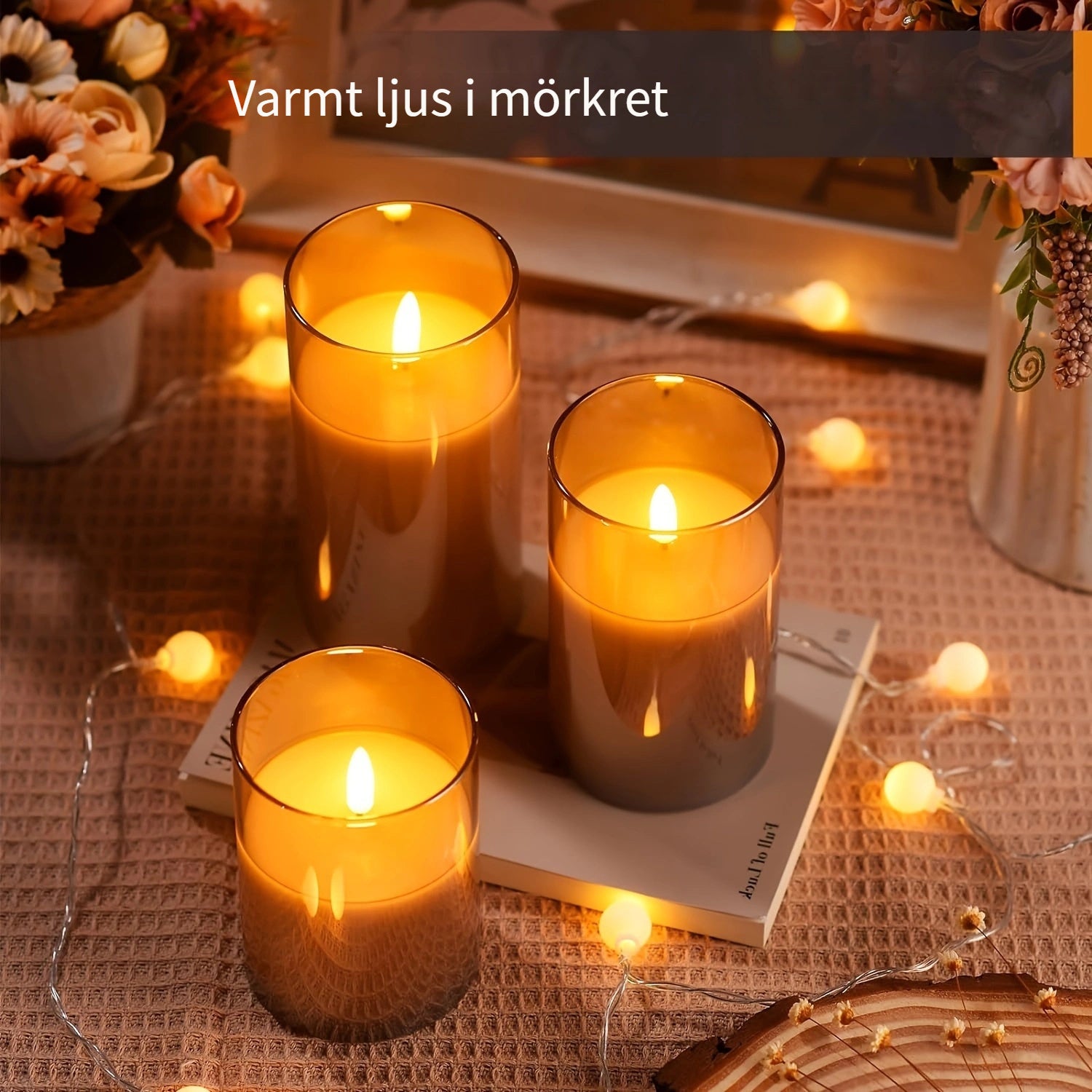 Remote Controlled LED Electronic Light, Decorative Light for Romantic Holiday Atmosphere