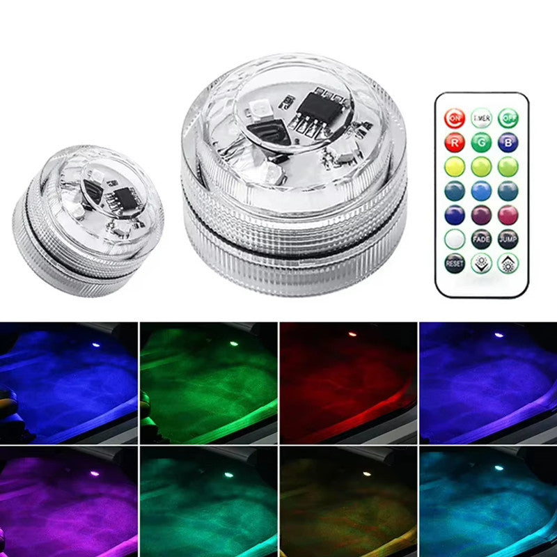 LED Car Interior Lighting – Remote Control &amp; Multi-Color