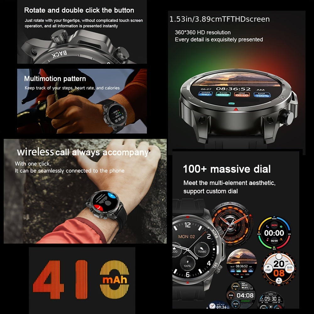 Fanwear men's smartwatch with fitness tracker