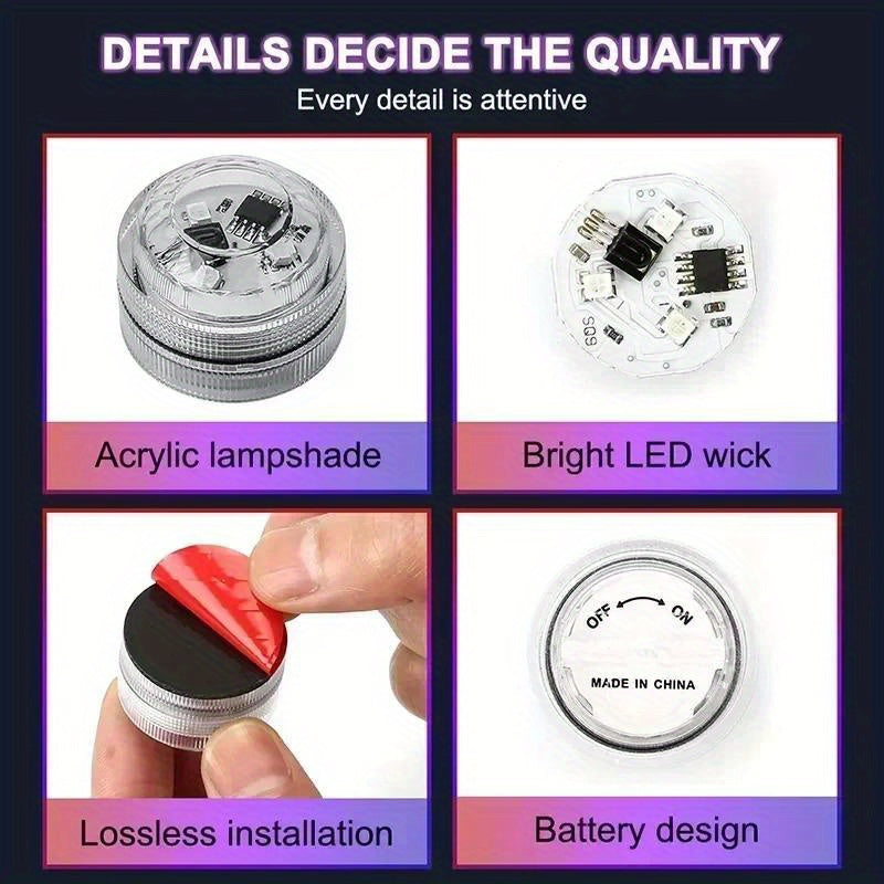 LED Car Interior Lighting – Remote Control &amp; Multi-Color