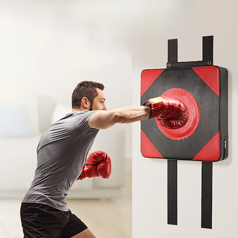 Wall-mounted boxing marker in faux leather