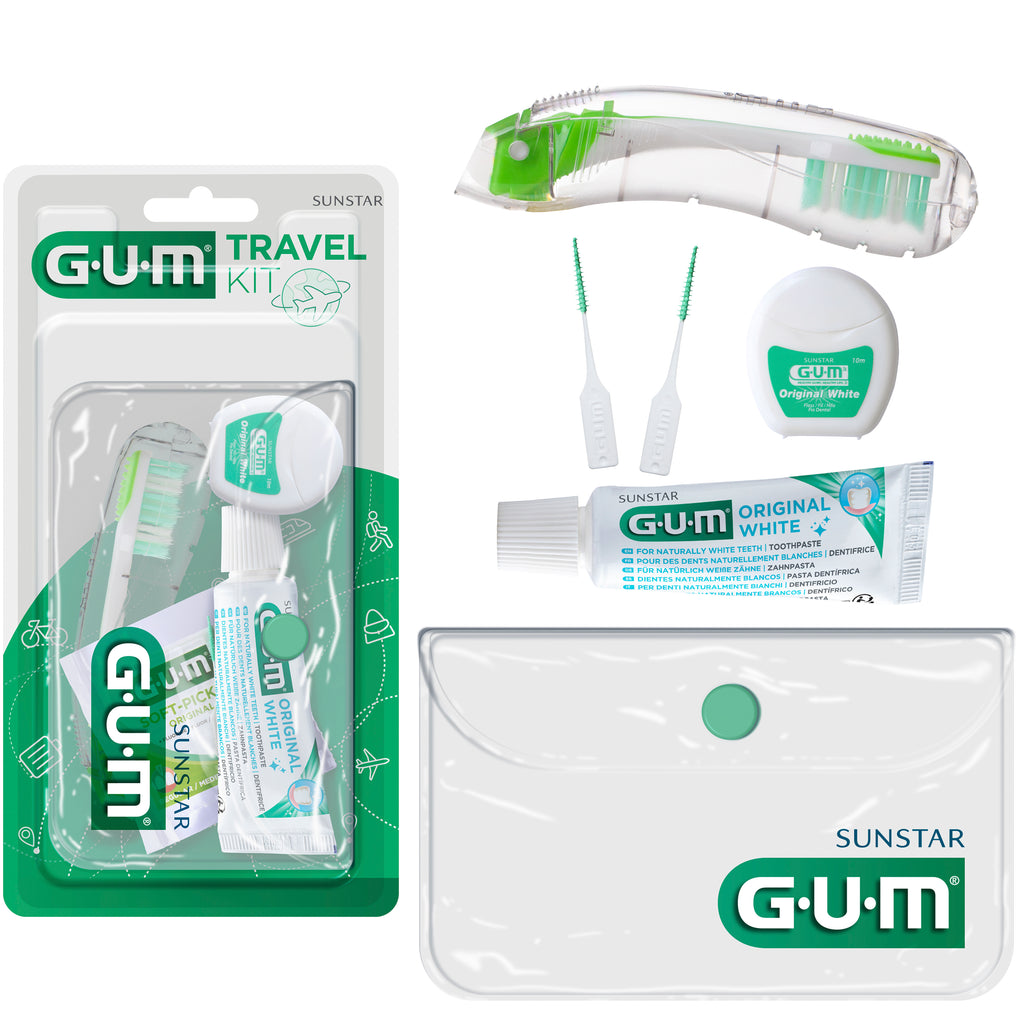 GUM dental hygiene GUM dental hygiene travel kit